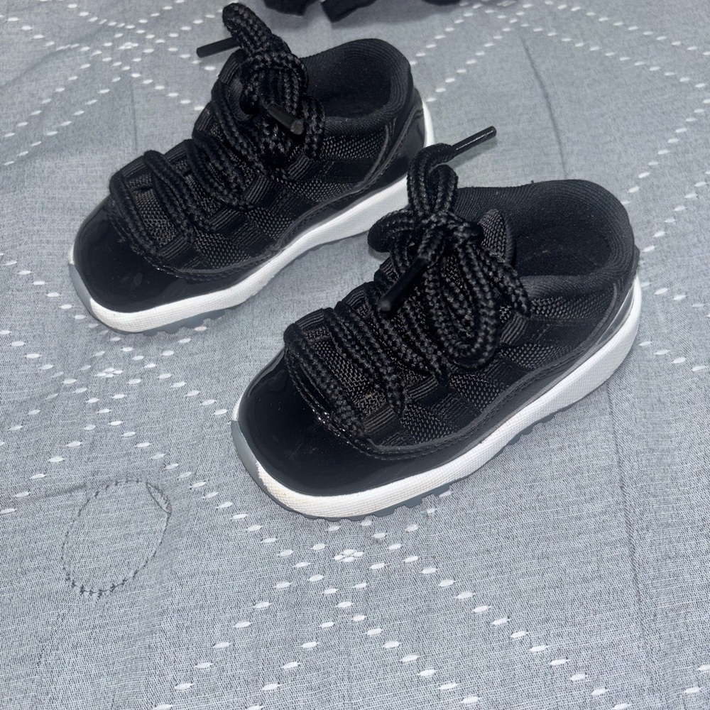 Kids Black and White Sneakers